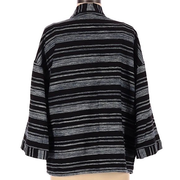 Lucky Brand Striped Oversized Cardigan M - Picture 2 of 2
